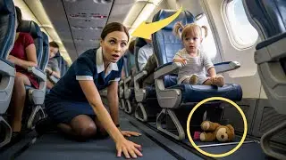 Little Girl Dropped Toy On Plane, What Flight Attendant Found Underneath Seat Saved Her Life