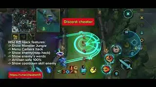 Map H.A.C.K Wild Rift show all enemy no ban for ios/android works all servers