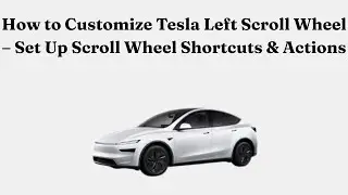 Как настроить левое колесо прокрутки Tesla &mdash; настройка сочетаний клавиш и действий для колеса про...