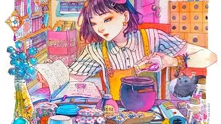 POTION MASTER - Watercolor Illustration