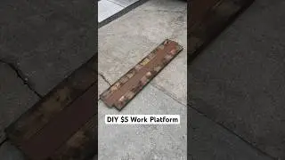 Make a Work Platform or Scaffold in 5 min | #diy #scaffold #ladders