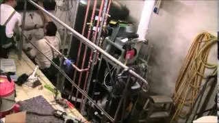 Ein Kesseltausch in 5 min (Zeitraffer-Film)