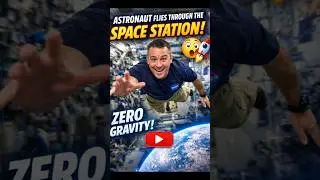 Astronaut Flies Through the International Space Station 😱🚀 #nasa #shorts
