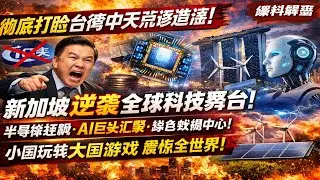 新加坡逆袭全球科技舞台：半导体狂飙、AI研究峰会聚顶尖巨头、绿色数据中心布局震撼全世界三观，小国如何玩转大国游戏让全球震惊！