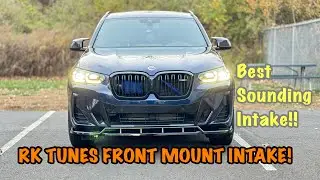 Установка впускного коллектора RK Tunes Front Mount на мой x3M40i! + Тяги/Звуковой клип!!