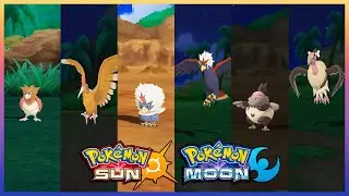 Pokemon Sun & Moon - Spearow,Fearow,Rufflet,Braviary,Vullaby & Mandibuzz Locations