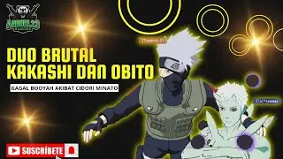 DUO BRUTAL KAKASHI DAN OBITO (gagal booyah akibat cidori MINATO)