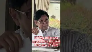 PBBM , binubusisi ang National Budget for 2025 #pbbm