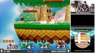 End Phase #7 - TinoJoe / EastCoastJeff vs Punk / BlackPR - Doubles RR - Melee