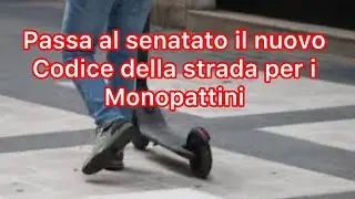 APPROVATO IL NUOVO CODICE DELLA STRADA PER I MONOPATTINI