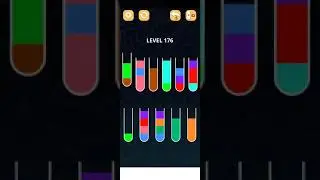 COLOR SORT PUZZLE LEVEL 176