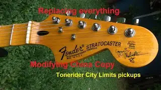 Upgrading Fake Fender Strat to Sound Awesome & how to solder