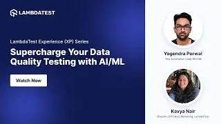 Supercharge Your Data Quality Testing with AI/ML