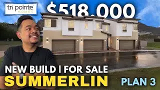 Plan 3 Tour | HUGE Vertex Townhome in Summerlin Las Vegas!