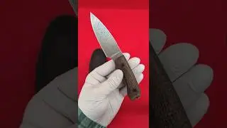 Guardian 3 with Burlap Micarta - Nichols Stainless Damascus by Bradford Knives *Sprint Run*