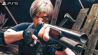 Resident Evil 4 Remake PS5 - Max Level Skull Shaker Shotgun Gameplay | Brutal & Aggressive Kills
