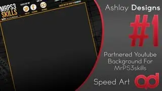 #1: MrPS3skills Youtube Background - Ashlay Designs