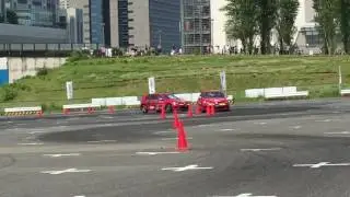 VW　新型ゴルフR パワースライド！ Golf R power slide
