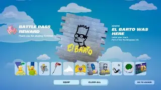 [СКРЫТО] Пасхальное яйцо: Эль Барто был здесь | Fortnite x The Simpsons