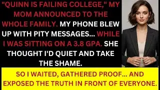 My Mother Lied About My Grades &mdash; I Corrected Her in Front of Everyone
