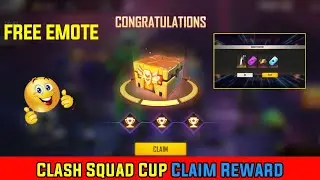 clash squad cup free fire || claim clash squad cup reward