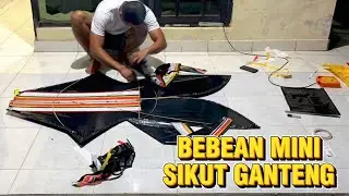 TUTORIAL MEMBUAT LAYANGAN BEBEAN MINI SIKUT GANTENG 