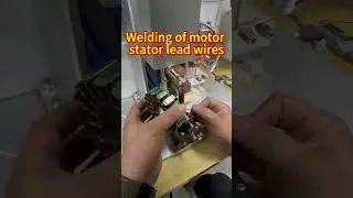 Motor Repair Made Easy: Desktop Spot Welding for Stator Lead Wires#weldingmachine#haifeiwelder