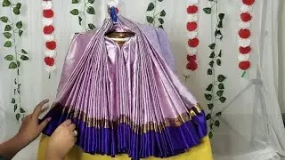 Quick & Very easy #varalakshmi vratham saree drapping | వరలక్ష్మీ వ్రతం అలంకరణ #backdrop