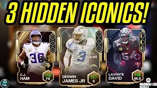 3 FREE HIDDEN ICONICS! HOW TO CLAIM! Madden Mobile 26