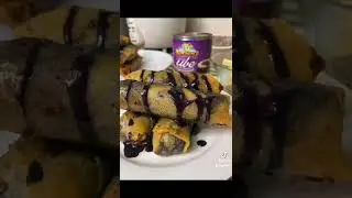 Ube turon malagkit with cheese💜