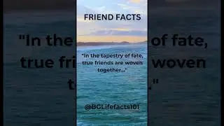 Amazing facts about friends. #friends #interestingfacts #truefriend #life #facts