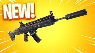 The New Suppressed SCAR Assault Rifle in Fortnite..