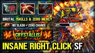 INSANE RIGHT CLICK BOSS Shadow Fiend Brutal 15Kills & Zero Mercy With Daedalus Item 7.40b Dota 2