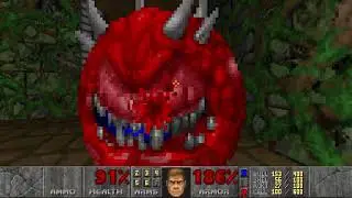 Doom 1993  play-through - E2M6 - Halls of the Damned