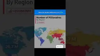 🌍💰 Where Do the Most Millionaires Live? | Global Wealth Map 🌎✨