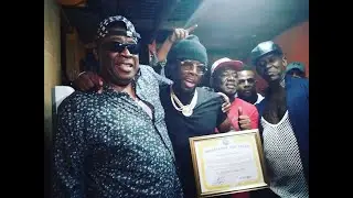 EMPEROR SHABBA RANKS VISITED GEORGE PHANG IN ARNETT GARDENS ( BEBOW )