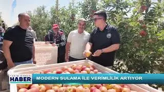 Modern sulama ile verimlilik artıyor