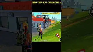 NEW TEST BOY CHARACTER ABILITY - FREE FIRE 🔥OB44 UDATE😳#shorts #freefire #viral #ob44update #testboy