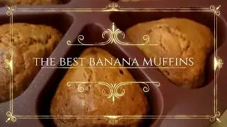 The Best Banana Muffins in the World!! And a GIVEAWAY (CLOSED) for reaching 1000 views