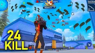 Instoppable 24 kills  solo sv squi gameplay free fire mobile📱par #FreeFire2026, #FFWS2026, #Booyah#