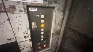 Rare United States Square Button Freight Elevator at JCPenney Glendale Galleria in Glendale, CA