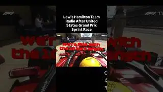 Lewis Hamilton Team Radio after the Sprint Race in Austin 🇺🇸