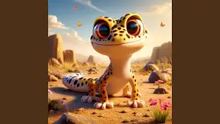 The Leopard Gecko (Eublepharis macularius) Song for Kids | Nursery Rhymes (Educational)