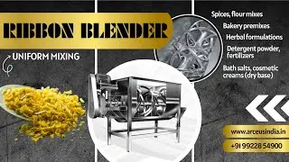 Namkeen Masala Mixer | Ribbon Blender - 1500 Litres Capacity #arceusindia #ribbonblender