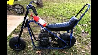 Tell & Show on Bonanza Chopper Minibike Restore