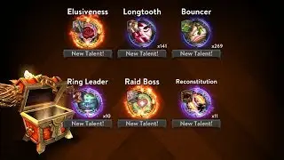DONT BUY THE EPIC AND LEGENDARY TALENT CHESTS (20 rare chests opening)