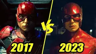 The Flash 2023 vs 2021 vs 2017