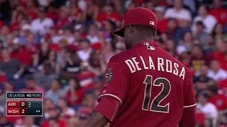 ARI@WSH: De La Rosa strikes out Taylor in the 2nd
