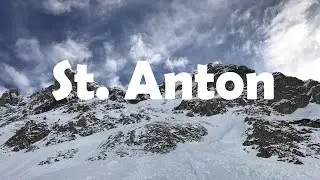 St. Anton 2020. Катание на лыжах