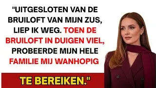 M'n zus sloot me uit van haar bruiloft dus liep ik weg toen de bruiloft helemaal in duigen viel...